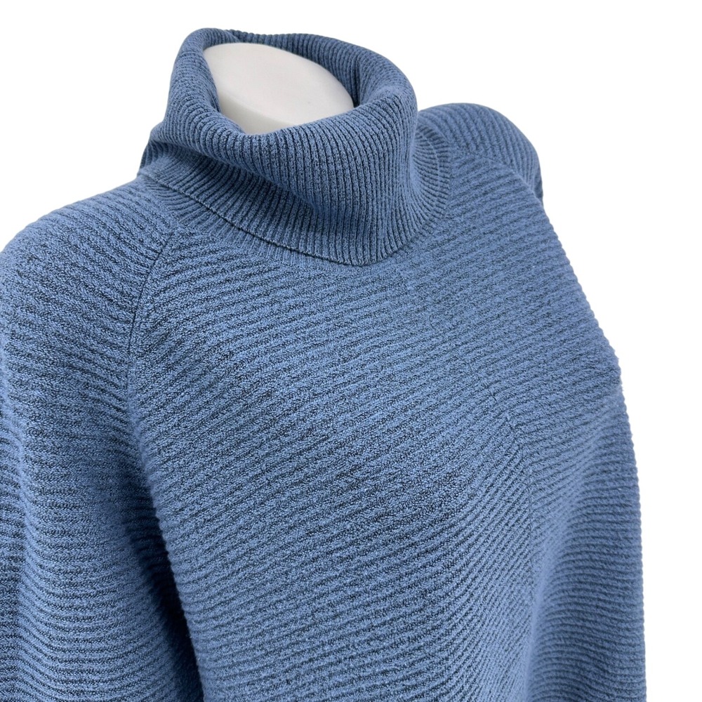KUHL Solace Sweater Womens XL Ribbed Merino Wool Blend Turtleneck Outdoor Winter